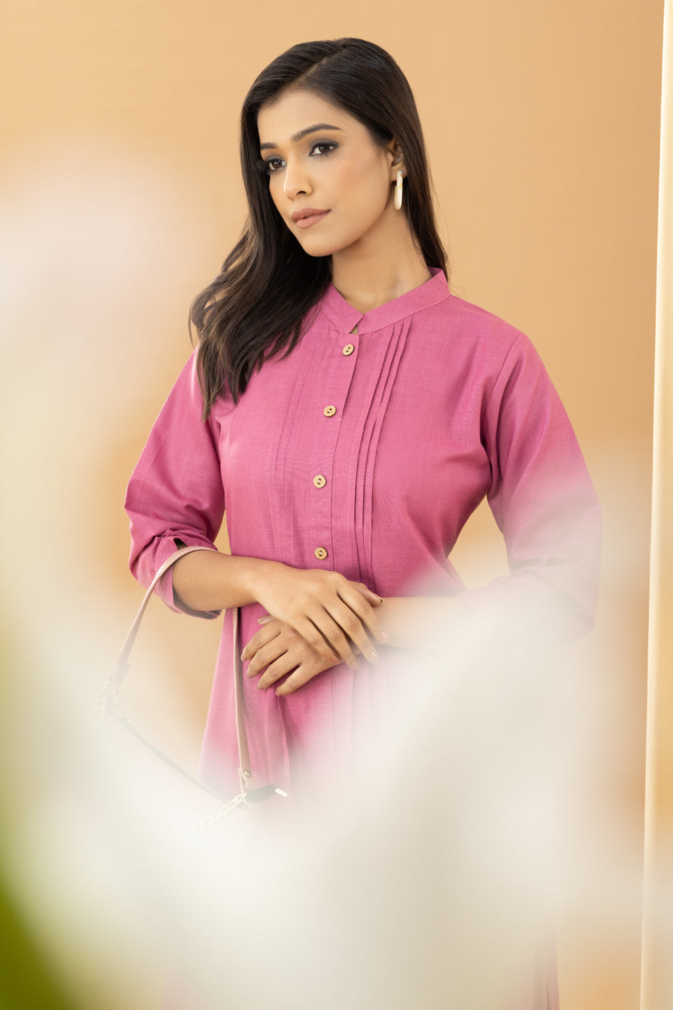 Harsingaar Onion Purple Kurta Set