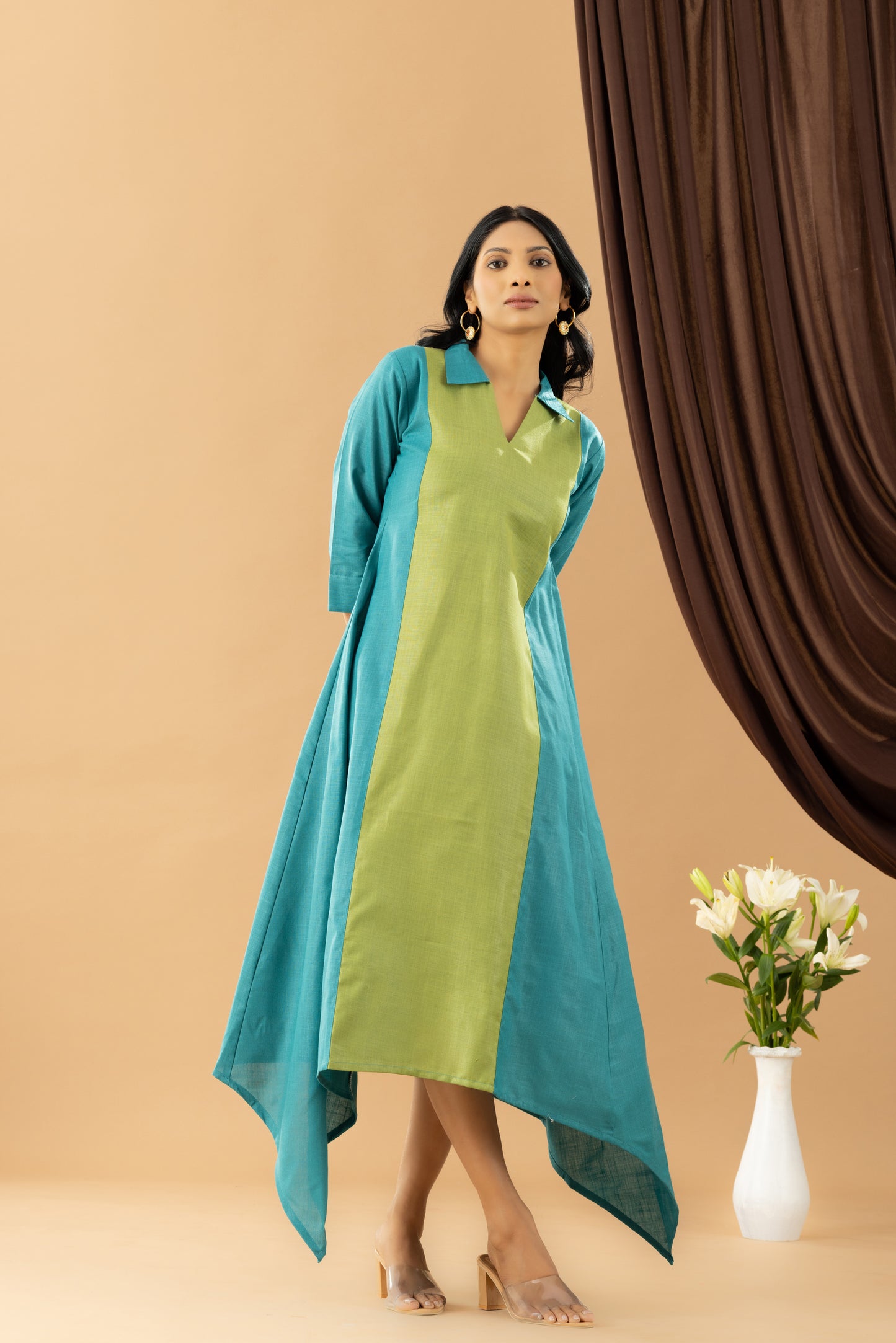 Bahaar Jade Green Dress