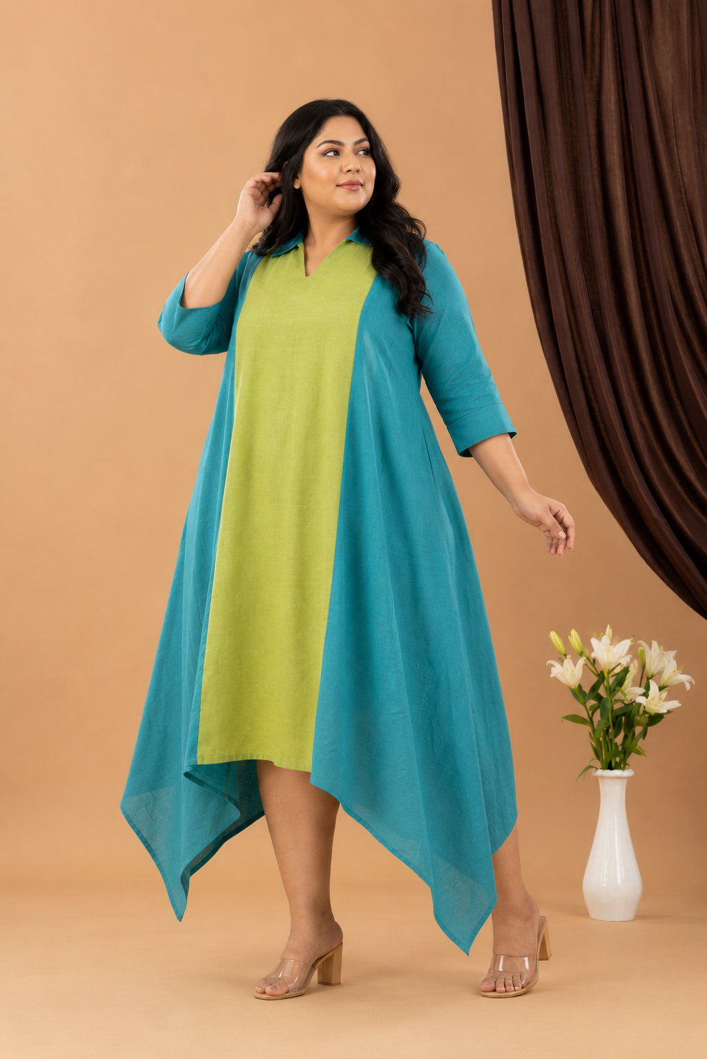 Bahaar Jade Green Dress