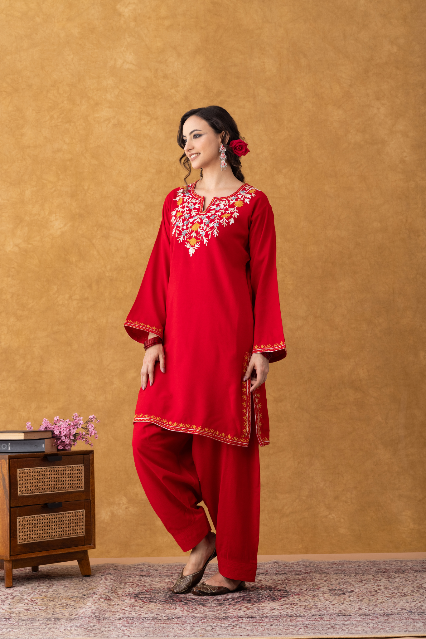 Red Multi Embroidered Phiran Salwar Set, red multi embroidered phiran salwar set kashmiri, red multi embroidered phiran salwar set online, red multi embroidered phiran salwar set online shopping, red embroidered suit, red muslin saree, red white punjabi, red salwar combination kurti, red embroidered kurti, red embroidered kurta, red embroidered dupatta, red embroidery saree, red salwar suit flipkart, winter suits for women, winter suits for men, winter suits designs for ladies, winter suits for women with d