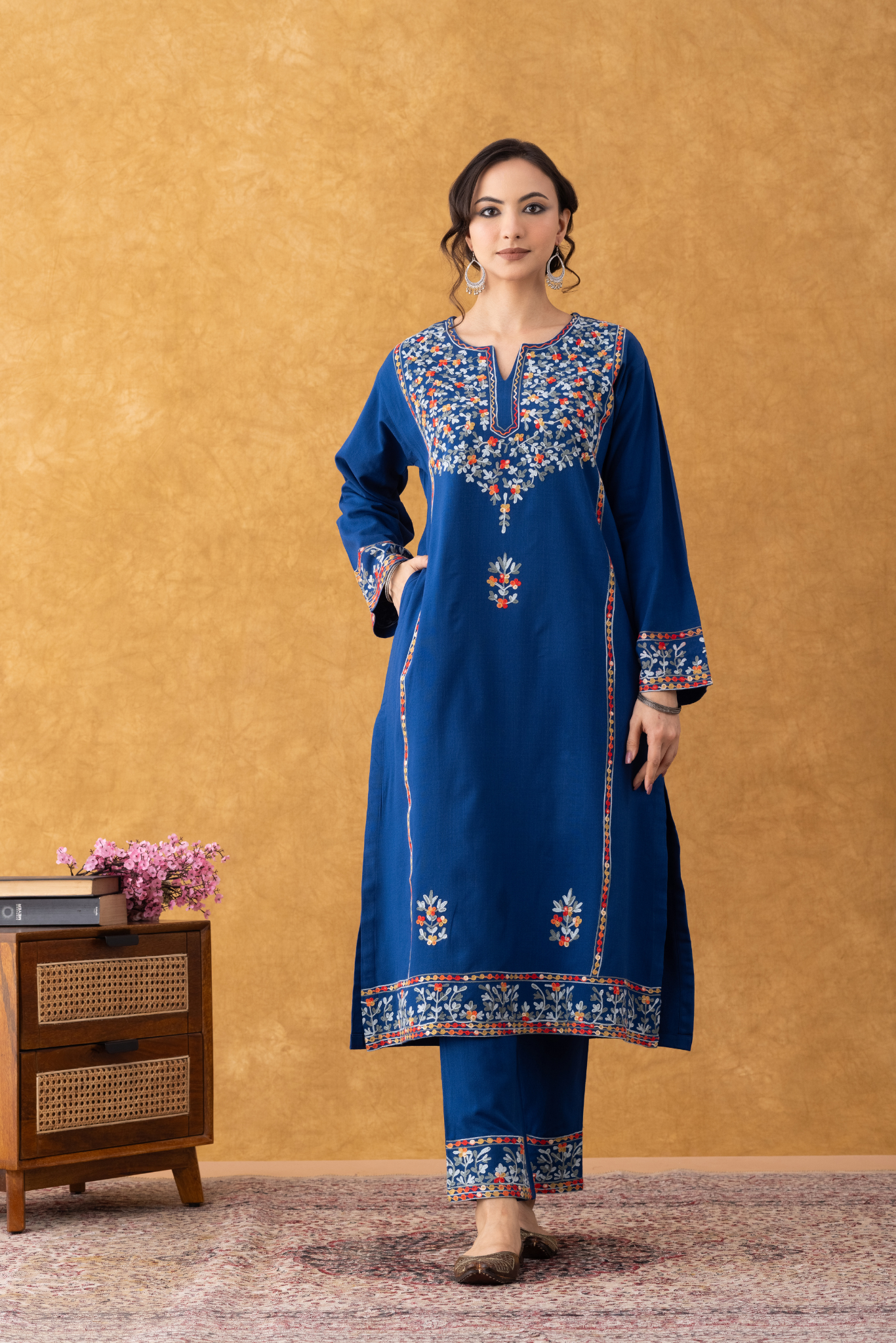 Blue embroidered kurta set, royal blue kurta set with dupatta, navy blue kurta set with dupatta, sky blue kurta set with dupatta, winter suits for women, winter suits designs for ladies, winter party wear suits for ladies, winter stitched suits for ladies, winter wear suits for women, Kashmiri winter suits for ladies.Blue embroidered kurta set, royal blue kurta set with dupatta, navy blue kurta set with dupatta, sky blue kurta set with dupatta, winter suits for women, winter suits designs for ladies, winter