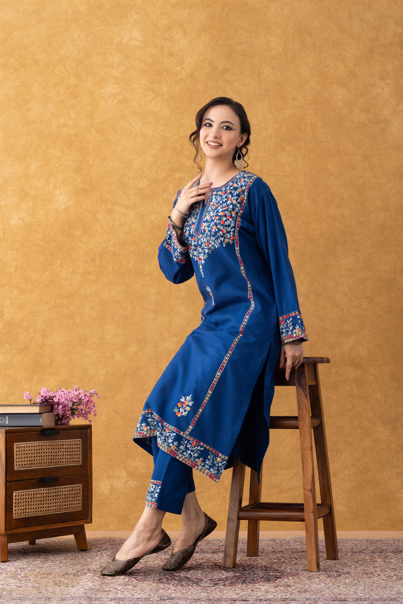 Blue embroidered kurta set, royal blue kurta set with dupatta, navy blue kurta set with dupatta, sky blue kurta set with dupatta, winter suits for women, winter suits designs for ladies, winter party wear suits for ladies, winter stitched suits for ladies, winter wear suits for women, Kashmiri winter suits for ladies.Blue embroidered kurta set, royal blue kurta set with dupatta, navy blue kurta set with dupatta, sky blue kurta set with dupatta, winter suits for women, winter suits designs for ladies, winter